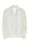 Chloé Chloe Women White Poplin Shirt In White