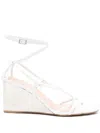 CHLOÉ REBECCA WEDGE LEATHER SANDALS - WOMEN'S - CALF LEATHER