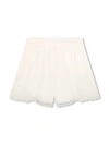 CHLOÉ WHITE SHORTS WITH EMBROIDERY