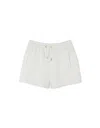 Chloé Organic Cotton Shorts In White