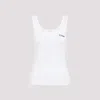 Chloé Cotton Tank Top In White