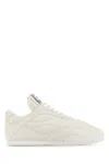 Chloé Womens Winter Wht Kick Brand-patch Leather Low-top Trainers Eur 36 / 3 Uk In White