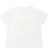 CHLOÉ WHITE T-SHIRT FOR BABY GIRL WITH LOGO