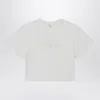 Chloé White T Shirt With Embroidered Logo In White