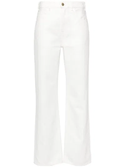 CHLOÉ WHITE WIDE LEG DENIM JEANS