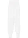 Chloé Wool Knitted Trousers In White