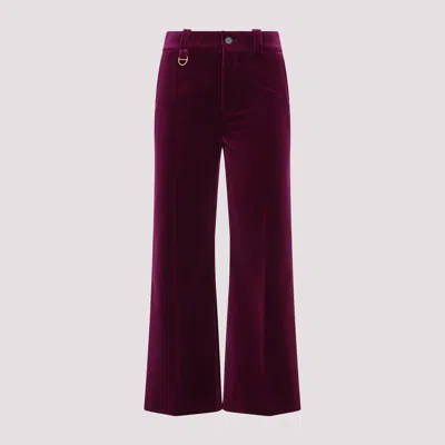 Chloé Wide Flare Pants In Multicolor