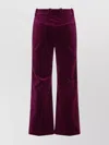 Chloé Wide Flare Velvet Trousers