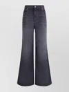Chloé Wide-leg Cotton Trousers With Belt Loops