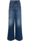 Chloé Rigid High-rise Wide-leg Jeans In Blue