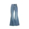 Chloé High-rise Heart-pocket Wide-leg Denim Jeans In Blue