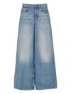 Chloé Chloe Women High Waisted Wide Leg Denim In Blue