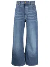 Chloé Palazzo Jeans In Blue