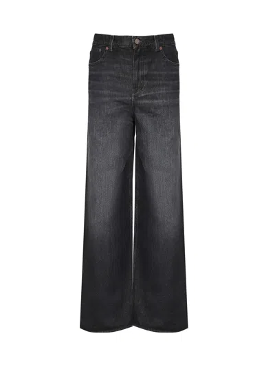 Chloé Wide-leg Denim Jeans In Gray
