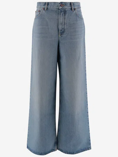 CHLOÉ CHLOÈ WIDE LEG, HIGH WAISTED JEANS
