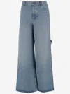Chloé Chloe Denim Wide-leg Jeans In Blue