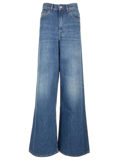Chloé Wide Leg Jeans Blue