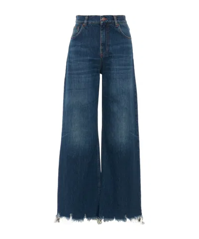 Chloé Wide-leg Jeans In Blue