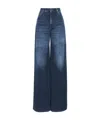 Chloé Rigid High-rise Wide-leg Jeans In Blue
