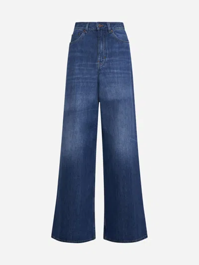 Chloé Wide-leg Jeans In Blue