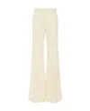 Chloé Wide-leg Linen Trousers In White