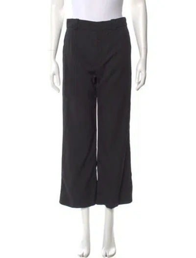 Pre-owned Chloé Wide Leg Pants In Black