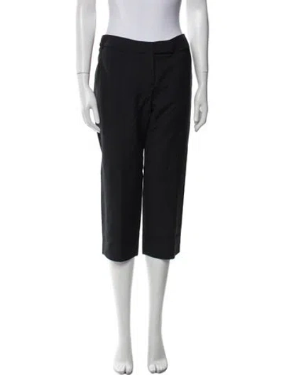 Pre-owned Chloé Wide Leg Pants In Black