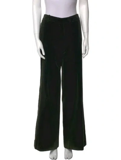 Pre-owned Chloé Wide Leg Pants In Black