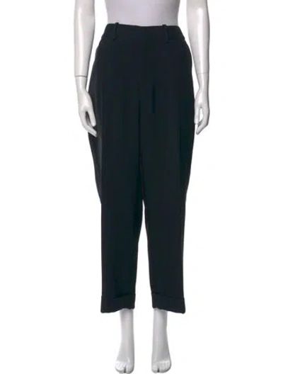 Pre-owned Chloé Wide Leg Pants In Black