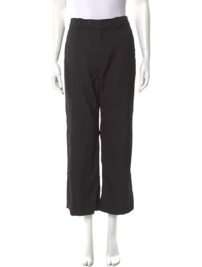 Pre-owned Chloé Wide Leg Pants In Black
