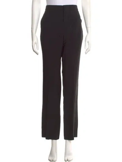 Pre-owned Chloé Wide Leg Pants In Black