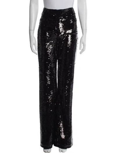 Pre-owned Chloé Wide Leg Pants In Black