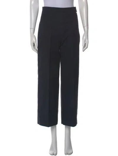 Pre-owned Chloé Wide Leg Pants In Black