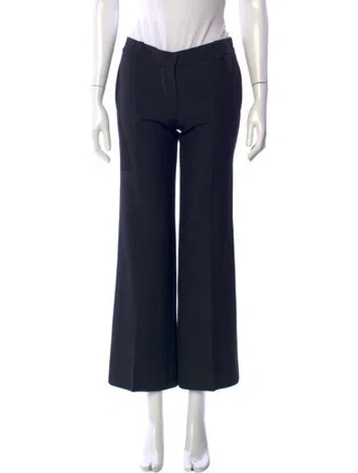Pre-owned Chloé Wide Leg Pants In Black