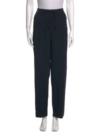 Pre-owned Chloé Wide Leg Pants In Blue