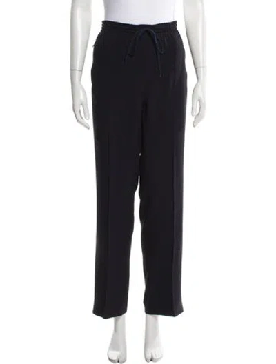 Pre-owned Chloé Wide Leg Pants In Blue