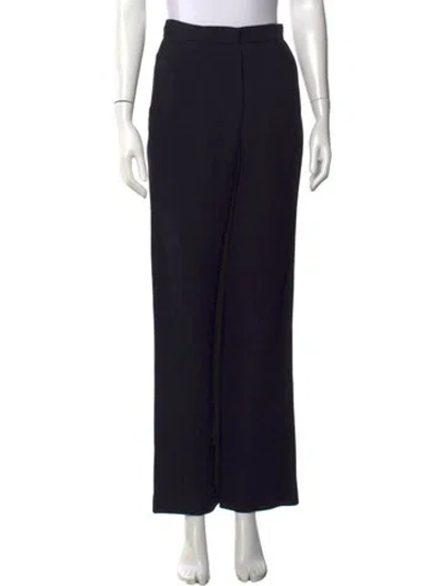 Pre-owned Chloé Wide Leg Pants In Blue
