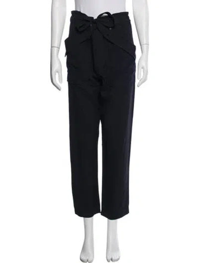 Pre-owned Chloé Wide Leg Pants In Blue