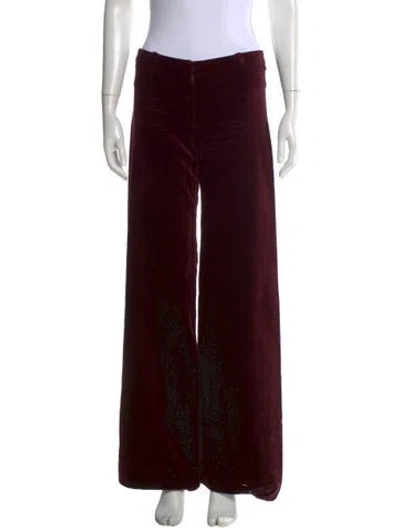 Pre-owned Chloé Wide Leg Pants In Brown