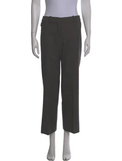 Pre-owned Chloé Wide Leg Pants In Gray