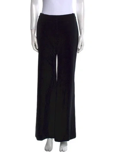 Pre-owned Chloé Wide Leg Pants In Green