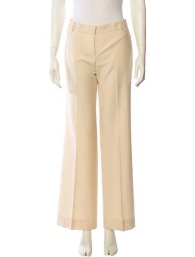 Pre-owned Chloé Wide Leg Pants In Neutral