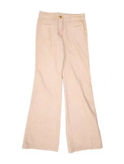 Pre-owned Chloé Wide Leg Pants In Neutral