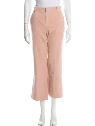Pre-owned Chloé Wide Leg Pants In Neutral