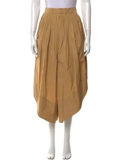 Pre-owned Chloé Wide Leg Pants In Neutral