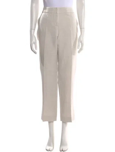 Pre-owned Chloé Wide Leg Pants In Neutral
