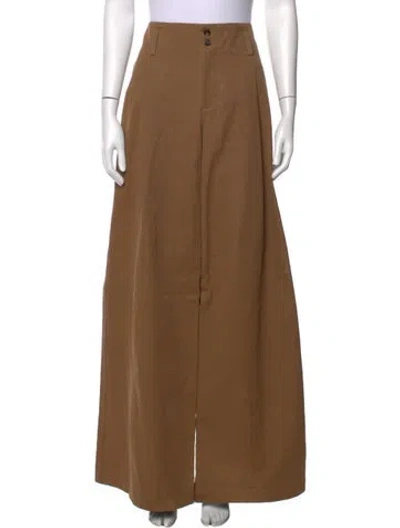 Pre-owned Chloé Wide Leg Pants In Neutrals