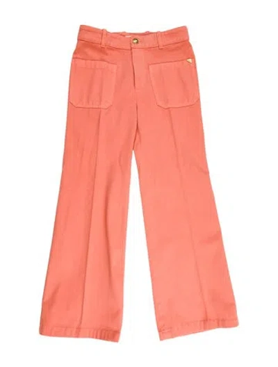 Pre-owned Chloé Wide Leg Pants In Pink