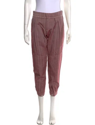 Pre-owned Chloé Wide Leg Pants In Purple
