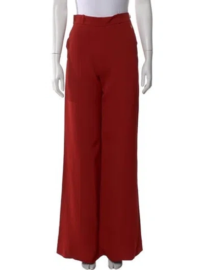 Pre-owned Chloé Wide Leg Pants W/ Tags In Red